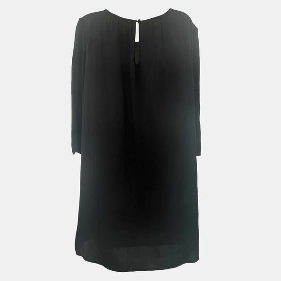 MOD REF Dress Women's Medium Black Lined Semi Sheer Shift Goth Dark Fairy - Picture 5 of 8